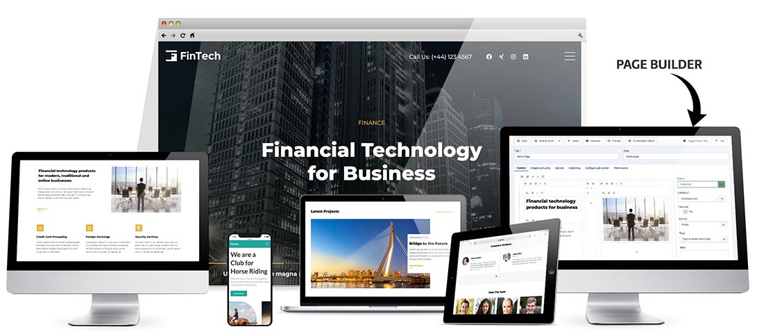 Hot Fintech Joomla Template
