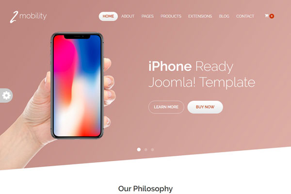 Hot Mobility - Joomla Template