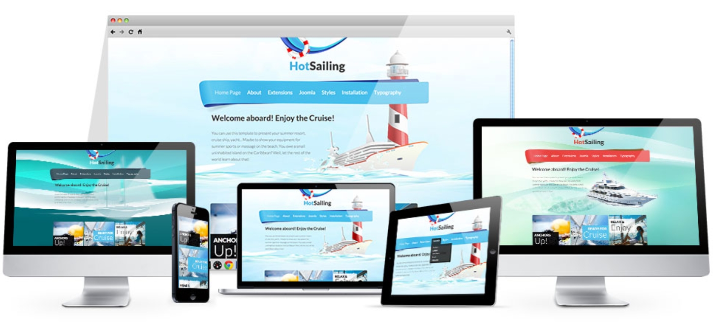 Hot Sailing - Joomla Template