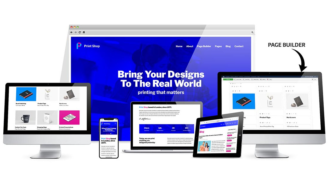 Hot Themes Print Shop - Joomla Templates