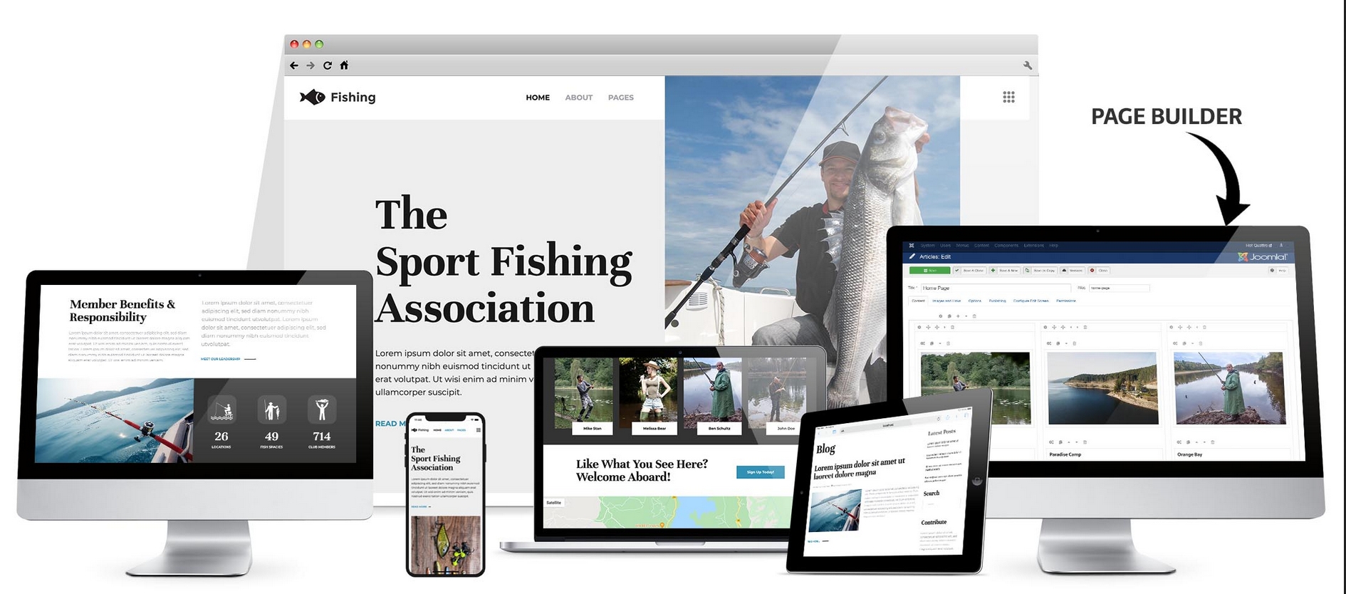 Hotthemes Fishing - Joomla Template