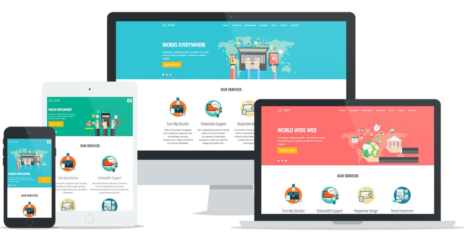Hotthemes Flat - Joomla Template
