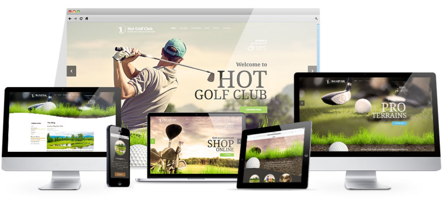 Hotthemes Golf - Joomla Templates