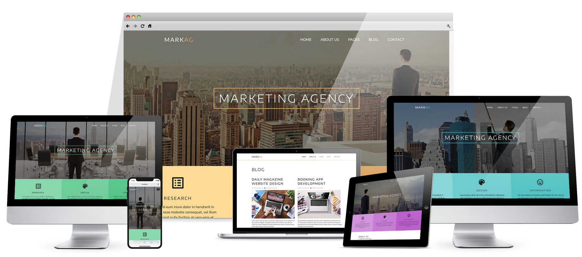 Hotthemes Marketing Agency - Joomla Template
