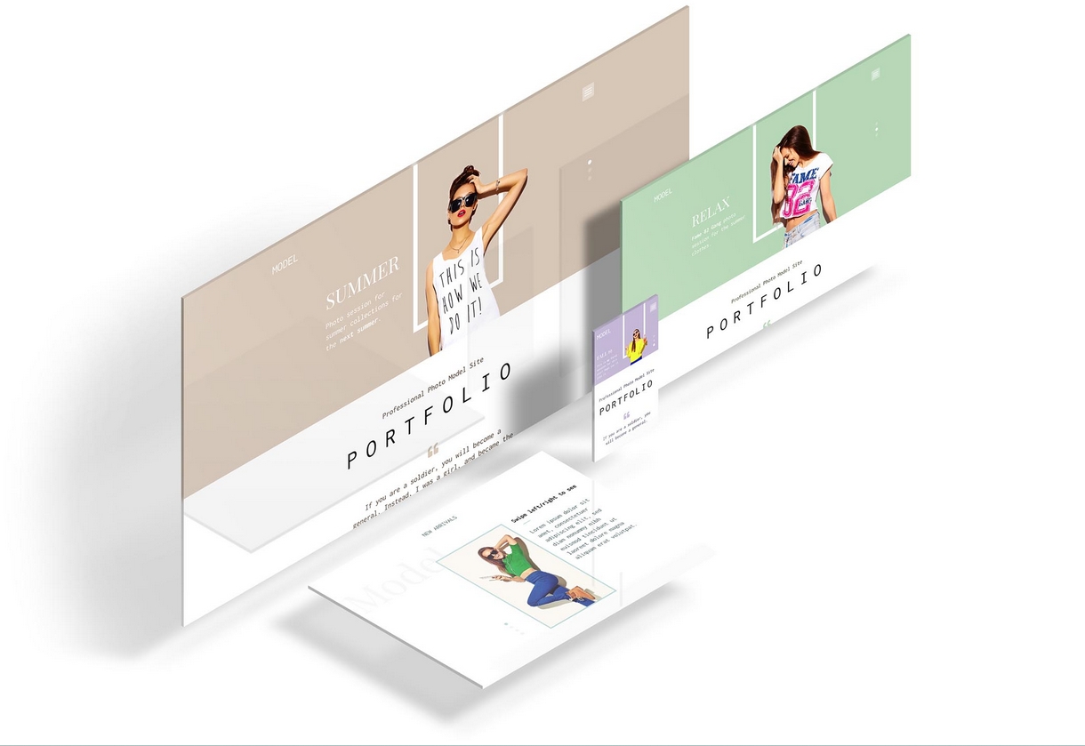 Hotthemes Model - Portfolio Joomla Template