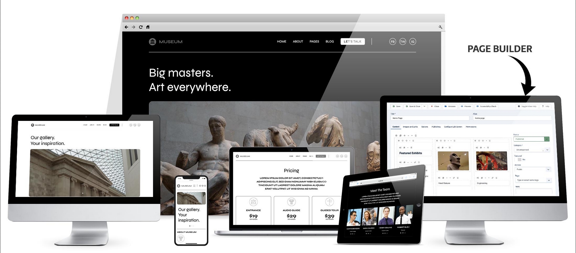 Hotthemes Museum Joomla Template