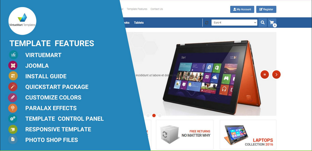 Hyper Shop Virtuemart Template