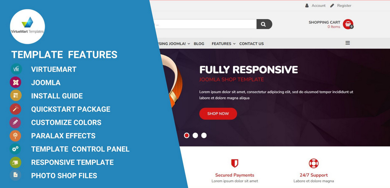 Infinity Shop Joomla Template