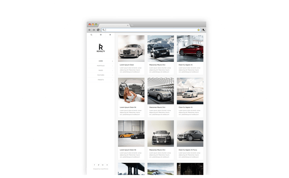 Inspiretheme Royalty Template Free Download