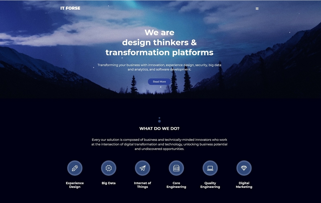 Itforse - Elegant Software Company Joomla Template