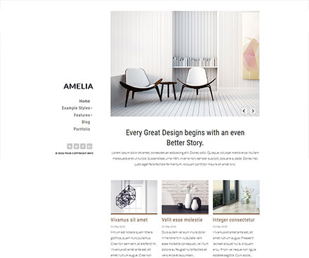 J51 - Amelia - Joomla Templates