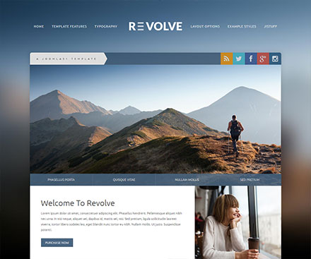 J51 - Revolve - Joomla Template