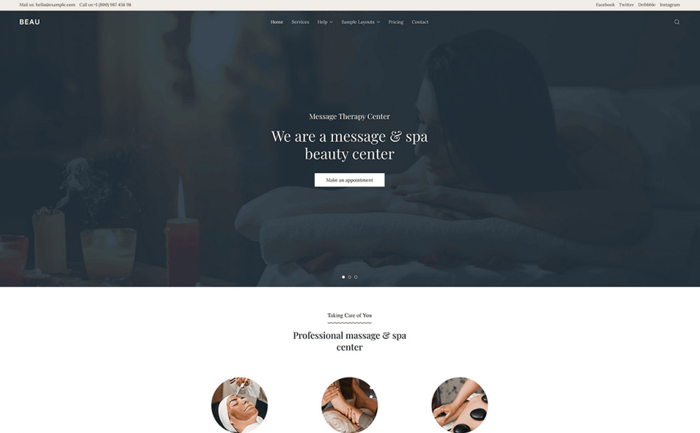 Joomlead Beau - Responsive Joomla Template For Beauty, Spa Center