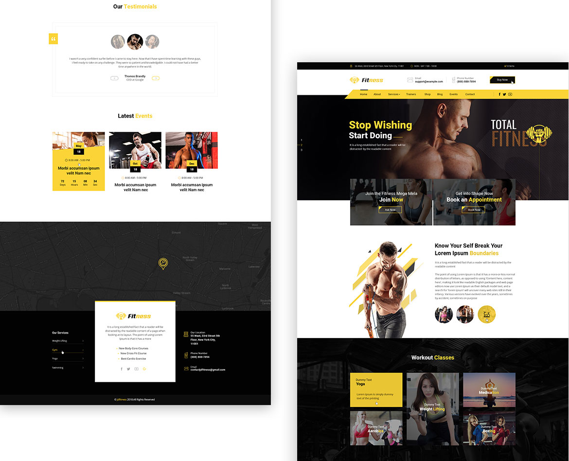 Joomdev - Fitness - Best Gym & Fitness Joomla Template