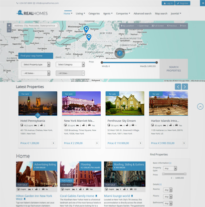 Joomdomation Osp Real Homes - Joomla Templates
