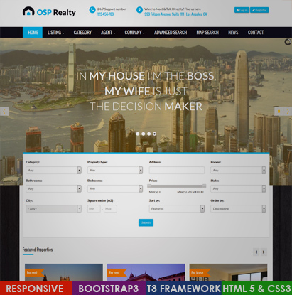 Joomdomation Osp Realty - Joomla Templates