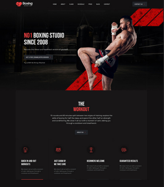 Joomlart Boxing - Gym, Fitness, Boxing Studio Joomla Template