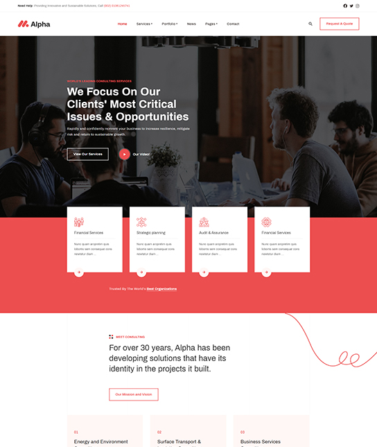 Joomlart Alpha - Joomla Template