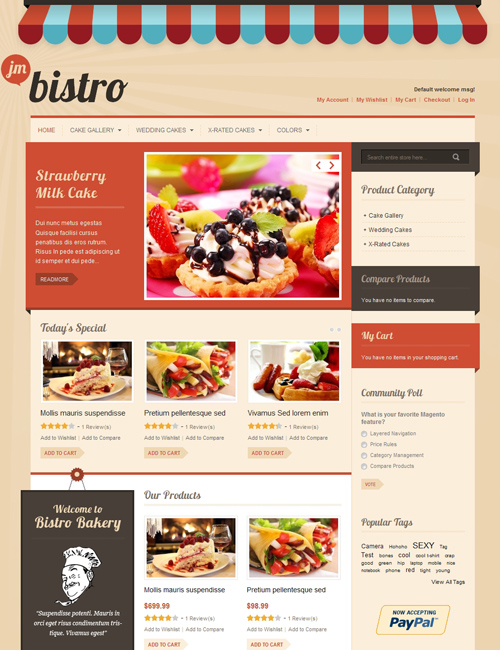 Joomlart Bistro - Joomla Template
