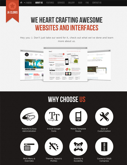 Joomlart Cloris - Joomla Template