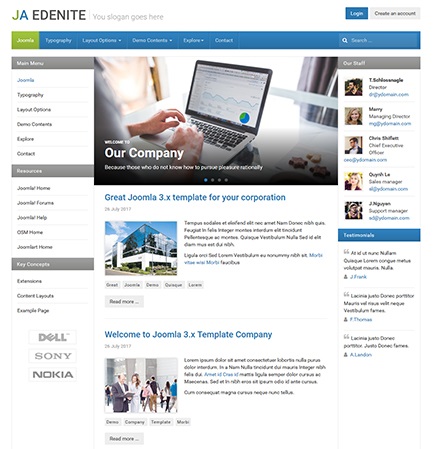 Joomlart Edenite Ii - Joomla Template