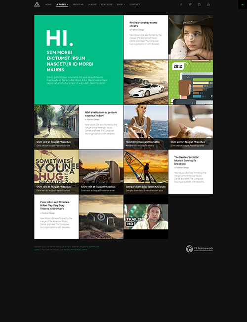 Joomlart Fixel - Joomla Template