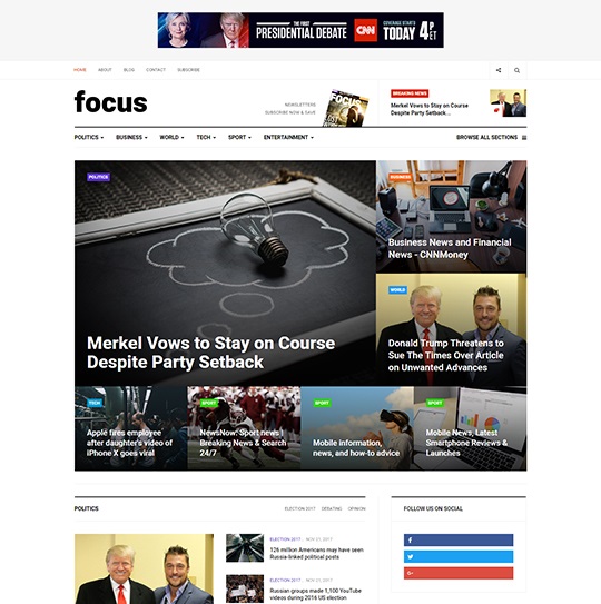 Joomlart Focus - Joomla Template