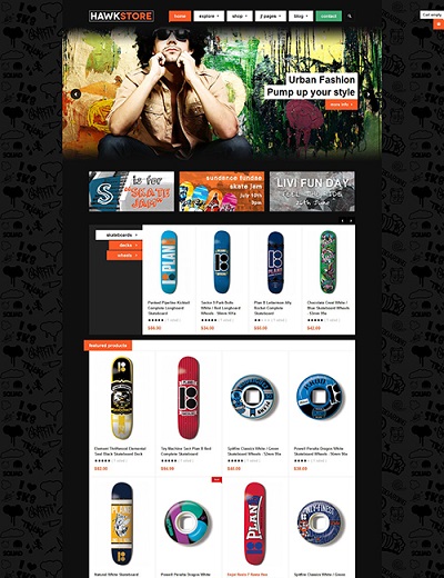 Joomlart Hawkstore - Joomla Template