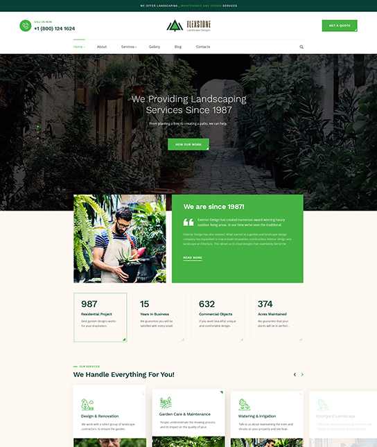 Joomlart Landscape - Joomla Template