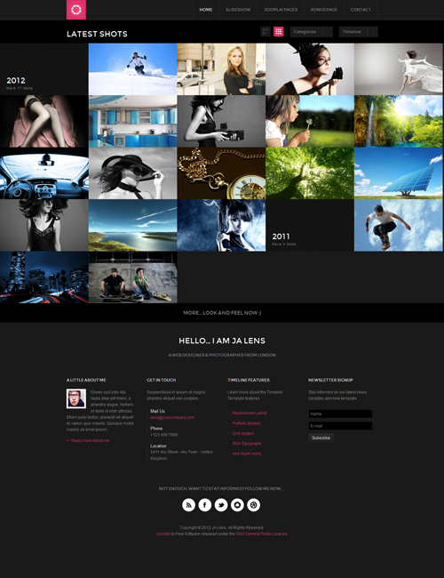 Joomlart Lens -joomla Template