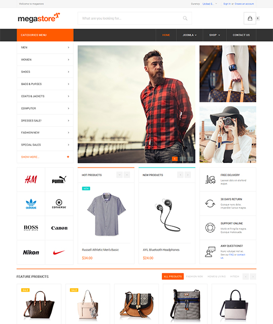Joomlart Megastore - Joomla Template