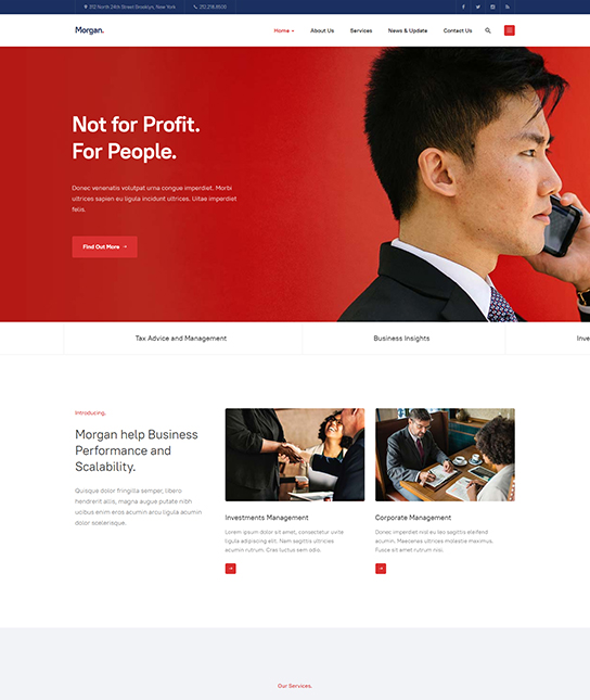 Joomlart Morgan - Joomla Template