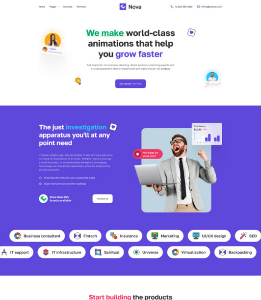 Joomlart Nova - Creative Joomla Template