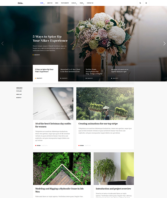 Joomlart Oslo - News Magazine Joomla Template