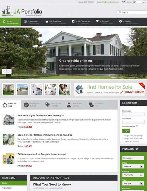 Joomlart Portfolio - Joomla Template