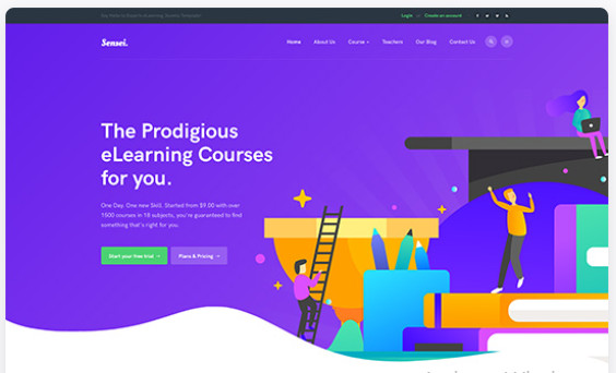 Joomlart Sensei The Best Education Joomla Template With Lms