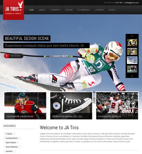 Joomlart Tiris - Joomla Template
