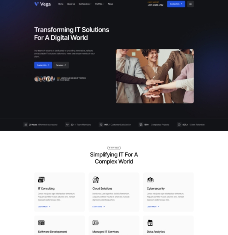 Joomlart Vega - Joomla Template For Business