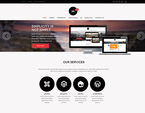 Joomlart Zite - Joomla Template