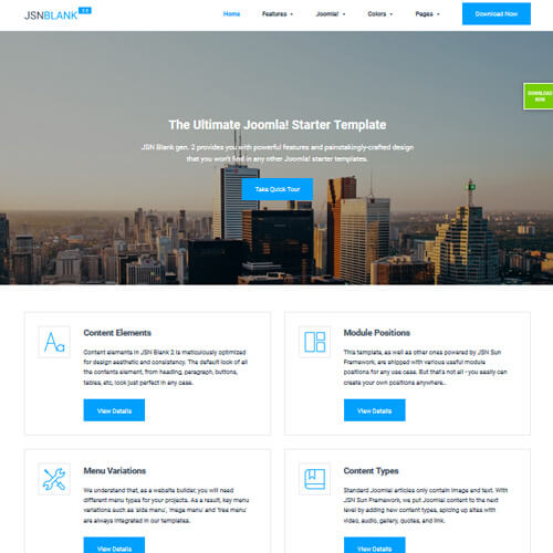 Joomlashine Blank 2 - Joomla Template