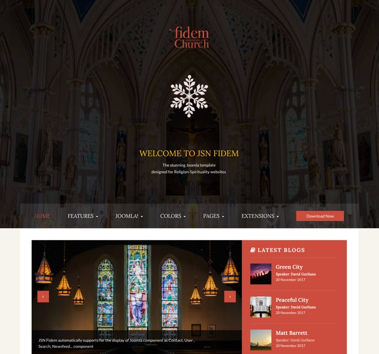 Joomlashine Fidem 2 - Joomla Template