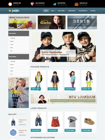 Joomlashine Kido 2 - Joomla Template