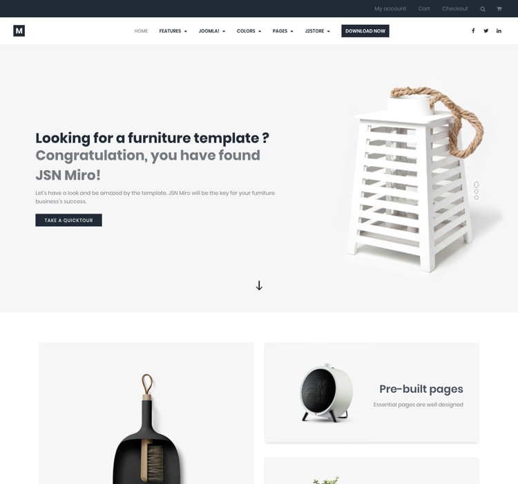 Joomlashine Miro - Joomla Template