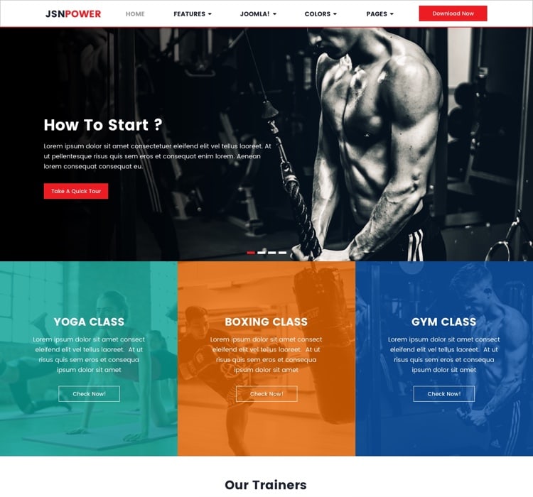 Joomlashine Power - Joomla Template