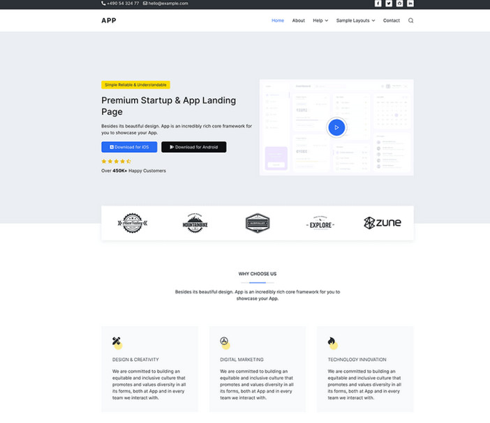 Joomlead App - Joomla Template