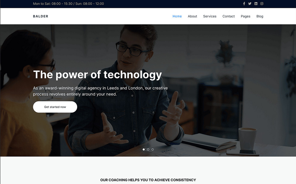 Joomlead Balder - Business & Corporate Joomla Template
