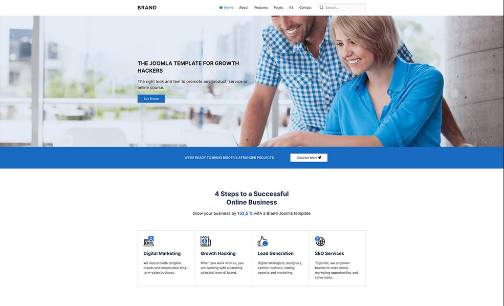 Joomlead Brand - Responsive Business Joomla Template