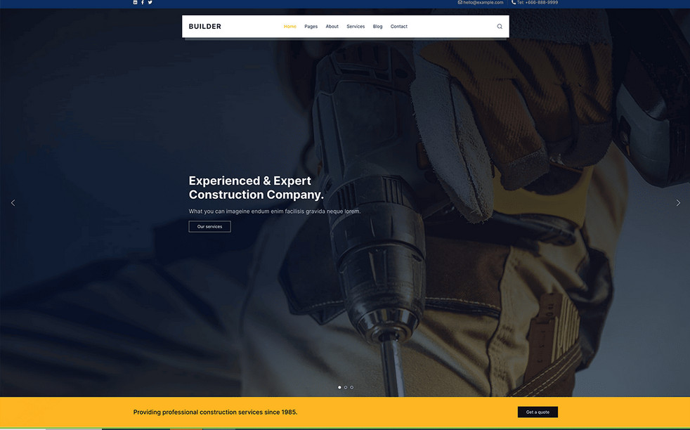 Joomlead Builder - Construction Joomla Template