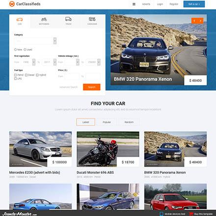 Joomlead Car Classfieds - Joomla Template