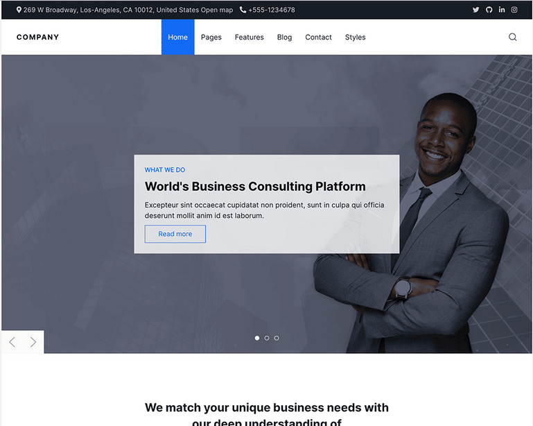 Joomlead Company Joomla 4 Template